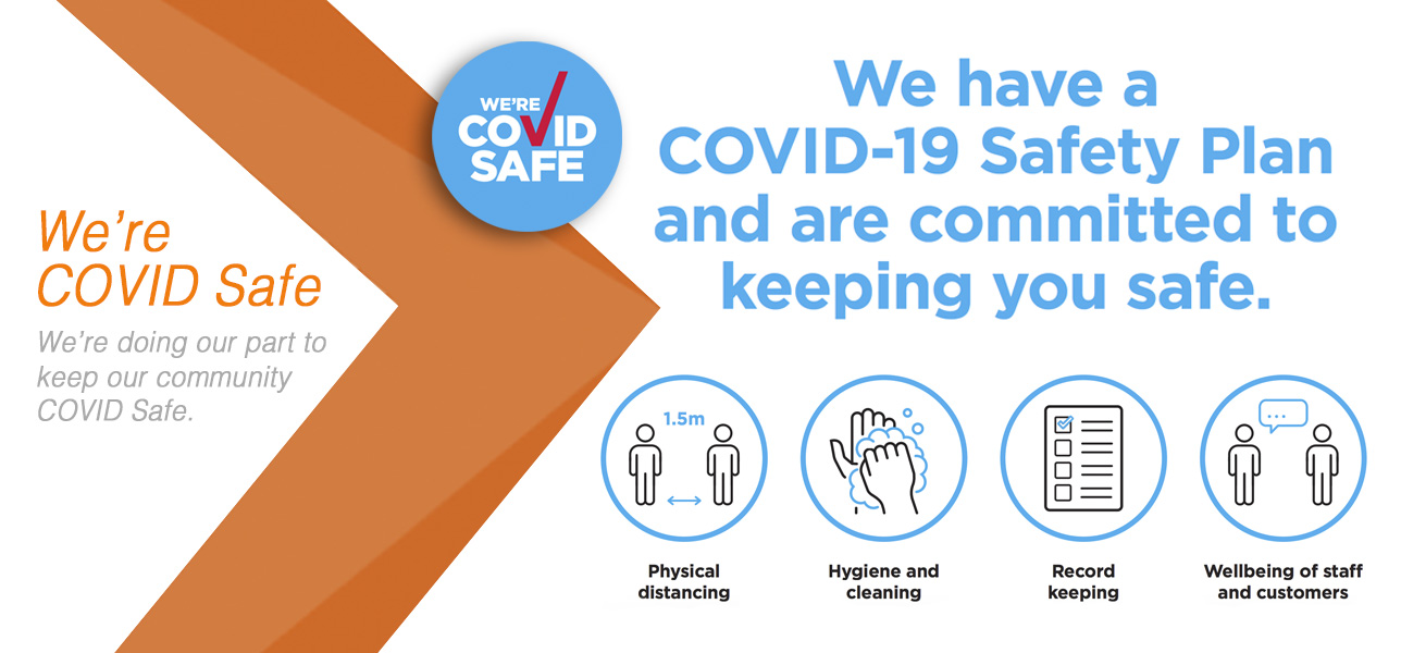 We're COVID-19 Safe